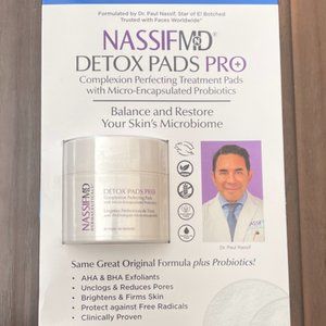 NassifMD Detox Pads Pro, 60 Pads, New & Sealed